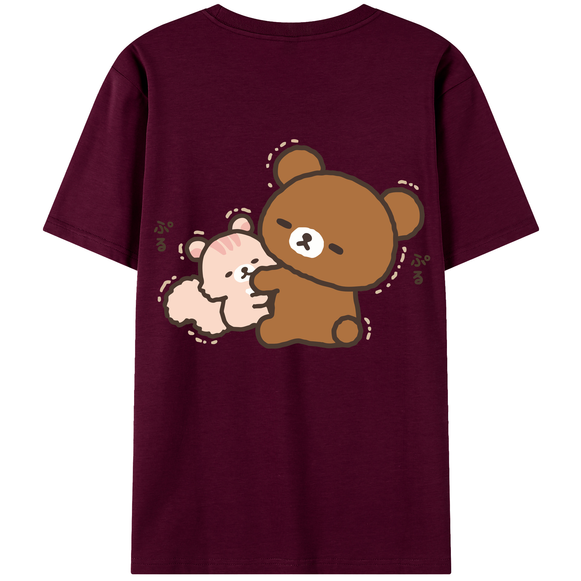 （画像用） リラックマ リラックマ キイロイトリ Rilakkuma Korilakkuma Kiiroitori レディース半袖Tシャツ(バックプリント)